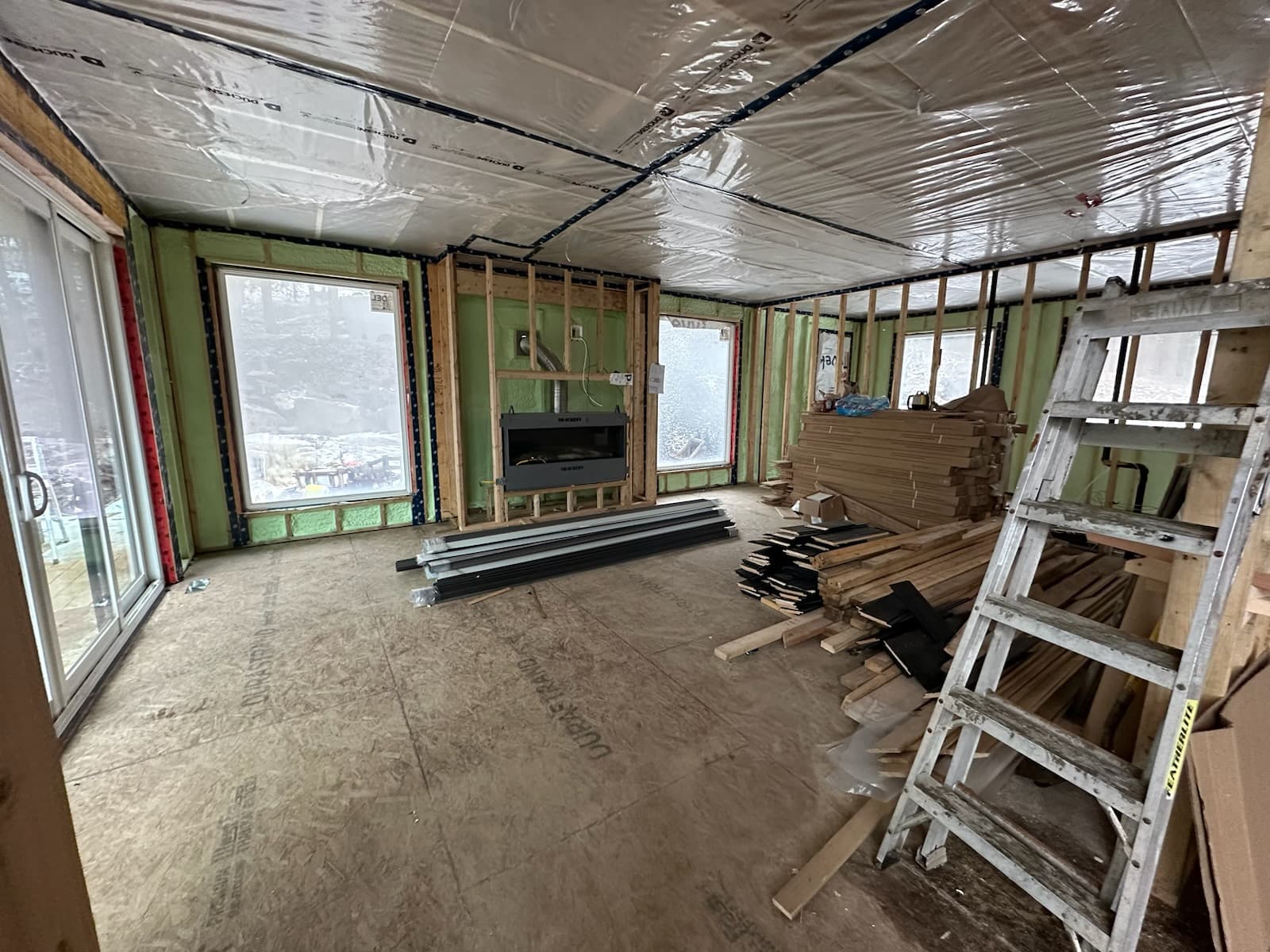 Insulation installation